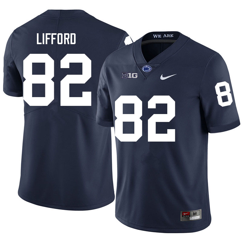 Men #82 Liam Clifford Penn State Nittany Lions College Football Jerseys Sale-Navy
